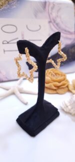 گوشواره ستاره طلایی ضدحساسیت زنونه - Image 2