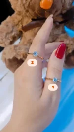 انگشترهای تک نگین ژوپینگ - Image 2